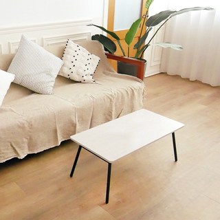 Tasteful 特斯屋 白色木紋 日式折疊茶几桌 台灣製造 W80xD40xH34cm