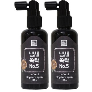 무지조타 냄새쓱싹 강아지 뿌리는 치약 덴탈스프레이 치석제거 입냄새제거 강아지치약, 구강/치석관리, 2개