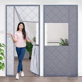 두꺼운 방풍 비닐 커튼 외풍 우풍 차단 창문형 방풍막 방한커튼, 1개