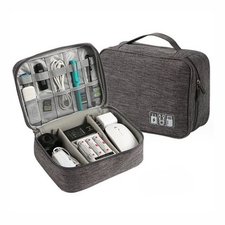 小米粉 3C數碼收納包 - 行動電源/充電線, 灰色, 1個