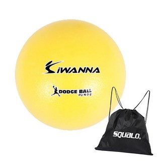 아이워너 PU 피구공 랜덤발송 4호, 옐로우 + SQ 공가방, 1개