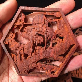 巨匠工廠 小葉紫檀手工雕刻二胡 音窗新款六角 專業演奏二胡, 松鶴