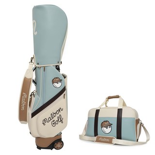 컬러 트롤리 여성 바퀴형 골프백 보스턴백 세트 ME1, 다크민트 캐디백 단품(보스턴 제외)