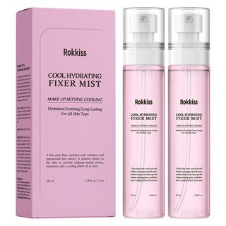 록키스 쿨 하이드레이팅 픽서 미스트, 100ml, 2개