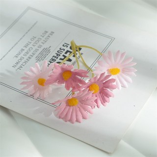 嗨購 Y5頭菊仿真小雛菊花 DIY手工簪花學士帽配件 家居裝飾擺件, 米白色, 1個