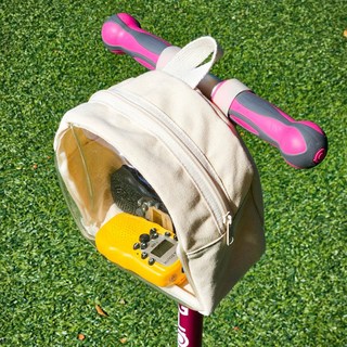 투명 킥보드 가방, 아이보리, 1개