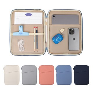 헤이맨 태블릿 11인치 갤럭시탭 아이패드 에어 4 5 프로 6 세대 가방 파스텔 파우치, 핑크(S/11인치)