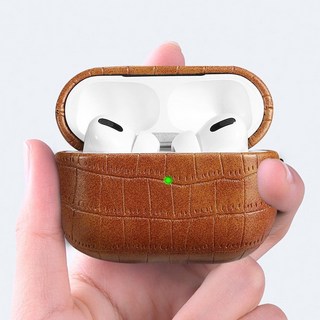 Airpods2/Airpods3皮革保護套 - 無線耳機防摔保護殼, 黑色,Airpods pro 2, 1個