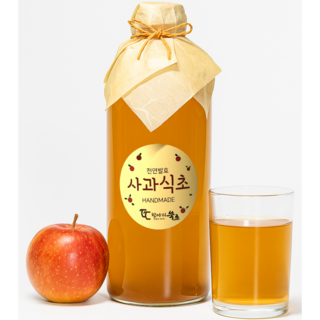 천연발효 사과식초 국내산 애사비 원액 100%, 1L, 1개