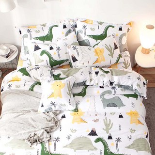 HOFY 台灣製 恐龍床包 雲柔織