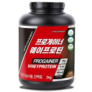 프로게이너 웨이프로틴 초코맛 유청단백질 프로틴보충제, 2kg, 1개