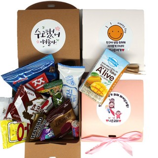 나나박스 프리미엄 리본 미니과자세트 구디백, 10개, 간식세트1호