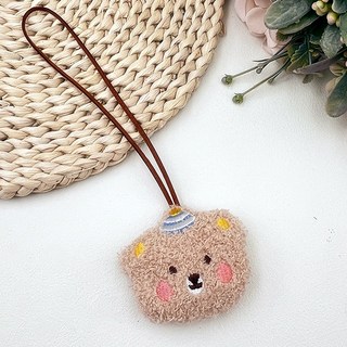 寶貝家 兒童姓名牌 姓名吊牌 書包吊牌 姓名掛牌 背包吊飾 姓名貼 姓名標籤 幼稚園幼兒園 刺繡小熊吊牌文具