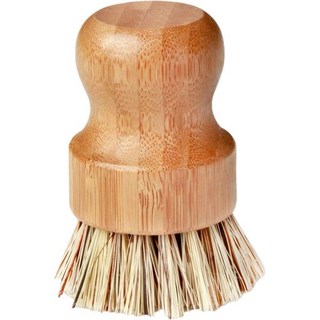 유산 제품 주물 철 스크럽 브러시 천연 대나무 나무 손잡이가 있는 팜 주방 식기 수세미 촘촘하게 포장된 나일론 브리스틀이 설거지 중 논스틱 조미료를 보호합니다, 유산 제품 주물 철 스크럽 브러시 천연 대나무 나무 손