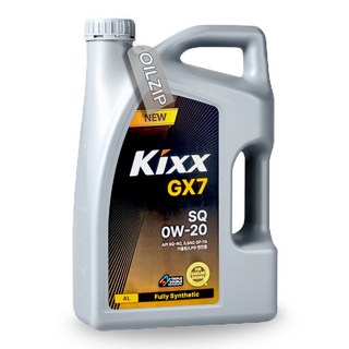 GS칼텍스 킥스 GX7 SQ 0W20 4L 합성엔진오일 (구:킥스 G1 SP 0W20), 1개