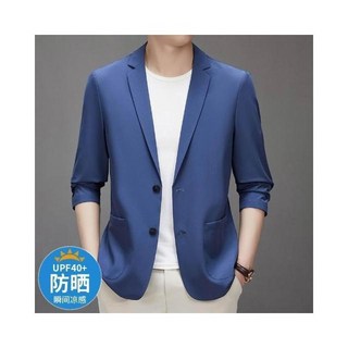 商務休閒涼感西裝外套 – UPF40+ 防曬透氣爸爸裝