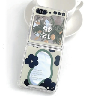 나인틴프라이데이 거울 미러 플라워 아이폰 갤럭시 케이스 폰케이스