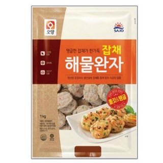 [현대프리마켓] 사조오양 잡채 해물완자, 1kg, 1개