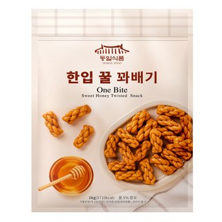 동일식품 미니 한입 꿀꽈배기 약 150개입, 1개, 1kg