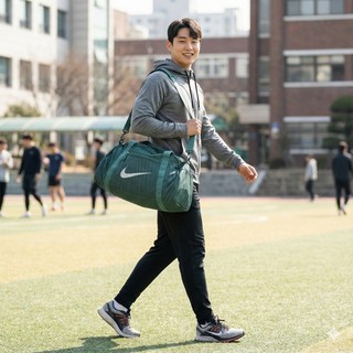 국내매장 나이키 더블백 짐 클럽 더플백 24L 빈티지 그린, 1개