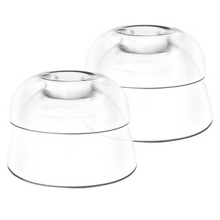 더조은셀러 에어팟 호환 리얼라이즈 라텍스 커널형 이어팁 2P 대중소, 에어팟4/3(공용)-퓨어클리어S, 1개