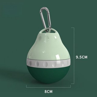 SunburstWonder 애견 외출 물병 아웃도어 휴대용 W525, 1개, 그린200ml