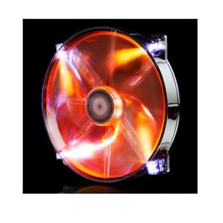 XIGMATEK XLF-F1703 17公分 散熱風扇 橘葉白燈 支援14公分鎖孔 黑框, 1個, 黑框橘葉