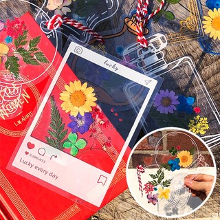 오렌지e몰 누름꽃 압화 투명 책갈피 만들기 - B세트, 단품