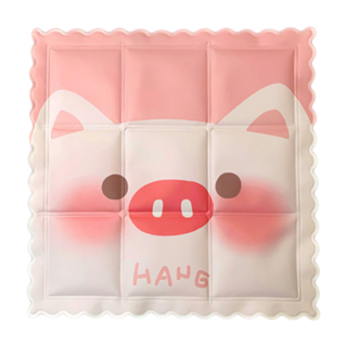 LAVIDA嚴選 小清新降溫冰墊 夏季涼墊 散熱墊 椅墊 涼枕 冰涼墊 降溫神器, 降溫冰墊_豬豬