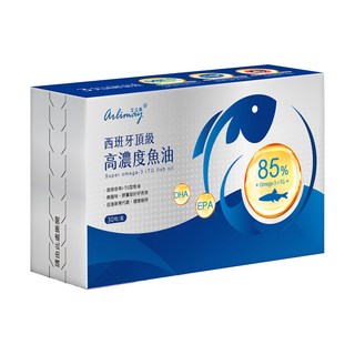 Arlimay 艾立美 西班牙高濃度魚油 85% Omega-3 rTG 好吞食, 1個, 30份