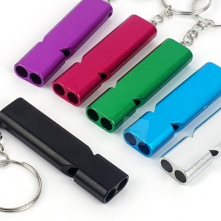 보급창고4호점 호루라기 열쇠고리 메탈호루라기, 그린