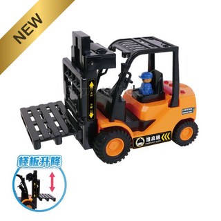 台灣好車隊 工程車 玩具 台灣語音版 燈光閃爍, 堆高機-大, 1個