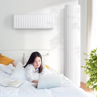 템바 스타일 비침없는 누빔 스탠드 벽걸이 에어컨커버 국내생산, 누빔 화이트