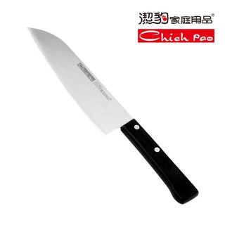 潔豹 不鏽鋼三德刀 (台灣製 日本鋼材 切刀) - 鋒利耐用，多功能料理刀具首選, 1個