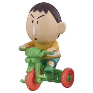 BANDAI 轉蛋 扭蛋 蠟筆小新角色造型車P3 - 小新 阿呆 風間 動感超人 車子 全4款, 1個, C款/阿呆款1G110