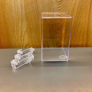壓克力負壓缸13cm*12cm*19cm 空中漂浮魚缸 小型魚缸桌面鬥魚缸 負壓魚缸, 1個