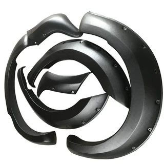 납품전문 포드 레인저 T6 2012-2015용 ABS 플라스틱 휀더 플레어 휠 아치 익스텐션 머드가드 오프로드, 1 Set