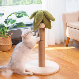 레이지플래닛 고양이 코코넛 트리 스크래쳐, 1개, 그린