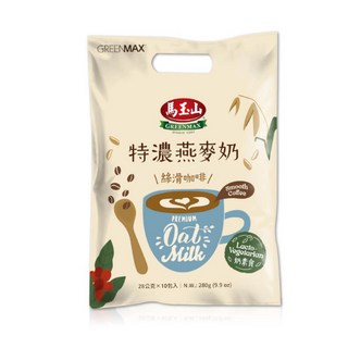 【馬玉山】特濃燕麥奶28g 10入 (絲滑咖啡/經典奶茶/黃金麥芽/經典黑可可), 1個, 絲滑咖啡