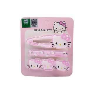 정품 키티 분홍 머리끈 미리핀 헤이핀