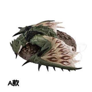 BANDAI 轉蛋 魔物獵人公仔P3 火龍 捕獲公仔 模型 全5款, 1個, A款/雌火龍1C372