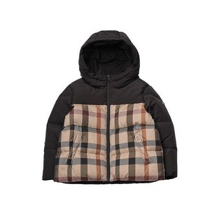 닥스키즈 25FW 하우스체크 MIX 숏다운 블랙 DVW25JN11M BK_P405074896