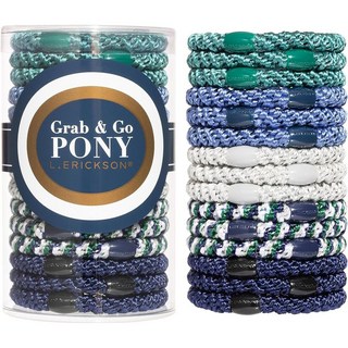 L Erickson 粗版彈力髮圈 運動髮圈 桶裝 Plush 運動 健身 綁髮