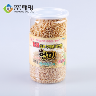 국내산 태평선식 건강밥 잡곡 웰빙쌀 열풍으로 구워낸 현미쌀 고소한 현미 300g, 1개