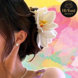 하이유니 [인생샷템] 알로하 플로라 플라워 포인트 왕 집게 헤어핀