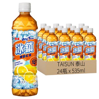 TAISUN 泰山 冰鎮檸檬紅茶, 535ml, 24瓶
