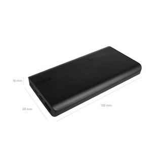 台中現貨 有Wh標示 行動電源 20W快充 10000mah PD QC 行充 充電寶 可上飛機行動電源 大容量, 黑色