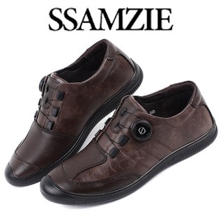 쌈지(정품) 천연소가죽 다이얼 가죽단화 스니커즈 케주얼화 정장구두 보아 초경량구두 컴포트화 효도화