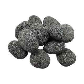 黑麥飯石4kg 天然洞石 過濾石 鵝卵石 庭院舖石 盆景 水族裝飾, 黑色