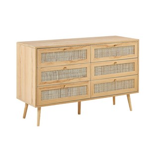 藤編抽屜收納櫃, 原木色